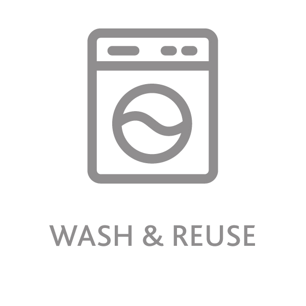 wash and reuse