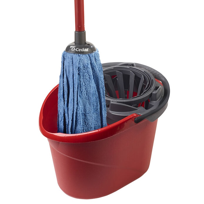 QuickWring™ Bucket & Microfiber Cloth Mop System, Household Cleaning  Products Made for Easy Cleaning