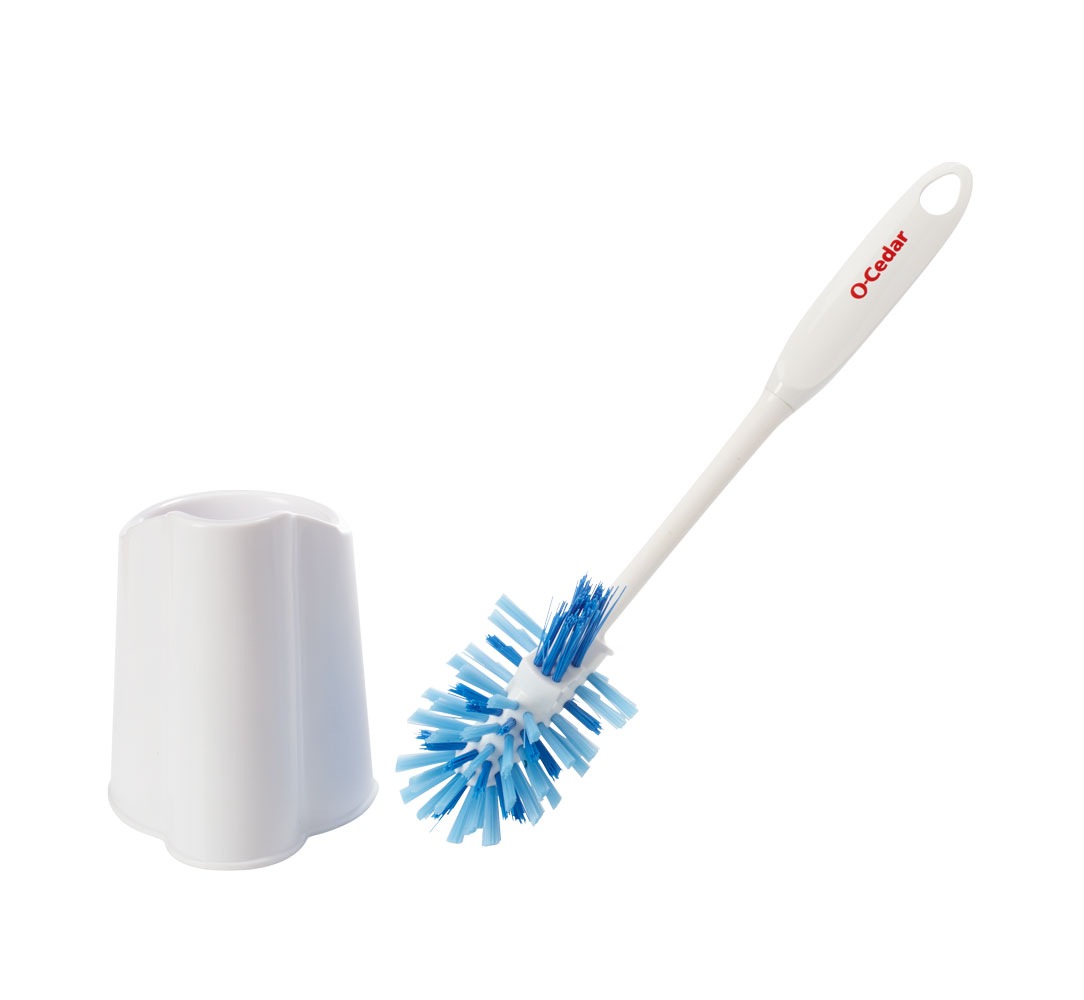 Dual-Action Bowl Brush w/Rim Cleaner & Caddy